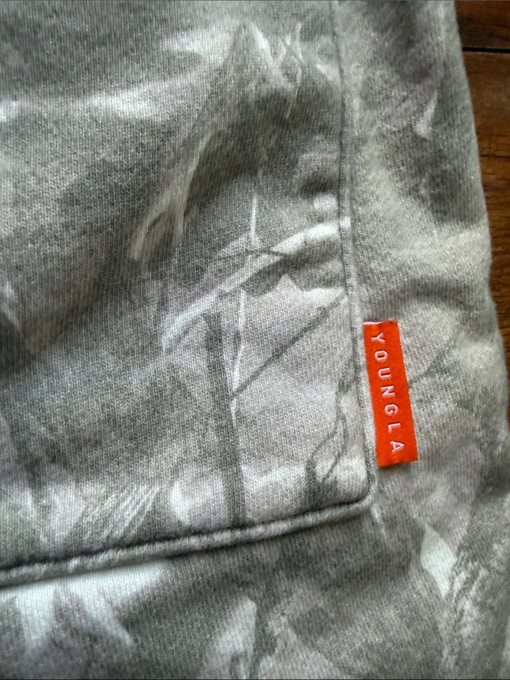 YoungLA Camo Sweat Short